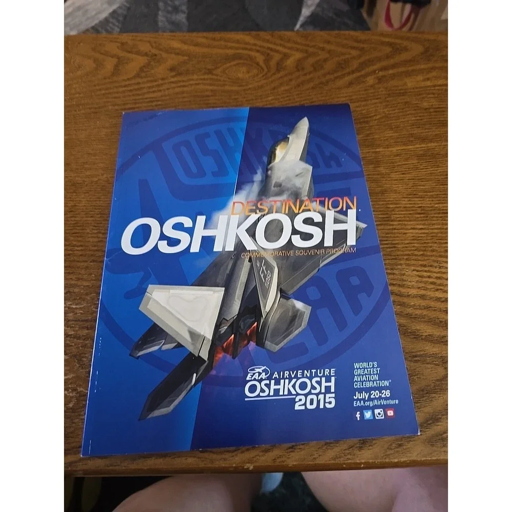 2015 Oshkosh Commemorative Souvenir Program EAA‎ Airventure